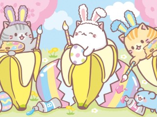 パズル «Bananya and Easter»
