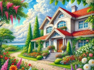 Jigsaw Puzzle «Cottage»