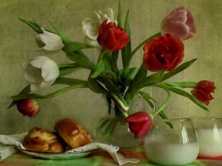 Пазл «Красивые тюльпаны»