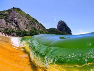 Пазл «red beach Brazilian»