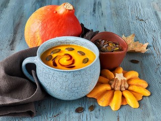 Puzzle «Cream of pumpkin soup»