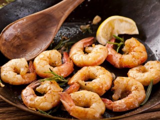 Jigsaw Puzzle «Shrimps with rosemary»
