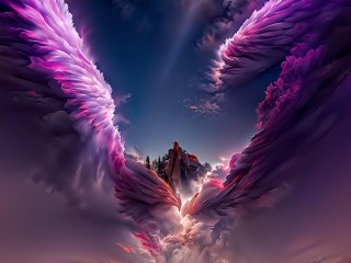 Jigsaw Puzzle «Wings of Dawn»