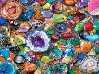 Jigsaw Puzzle «Crystals and minerals»