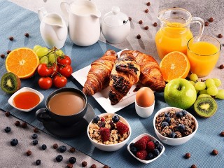 Пазл «Круассаны на завтрак»