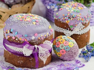 Jigsaw Puzzle «Easter cakes»