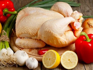 Puzzle «Chicken and vegetables»