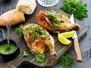 Jigsaw Puzzle «Chicken with pesto»