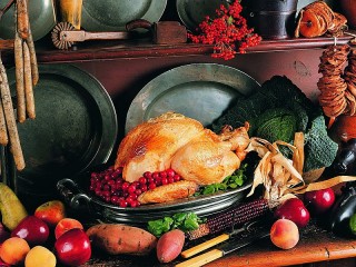 Пазл «Chicken with cranberries»
