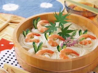 Zagadka «noodles with shrimp»