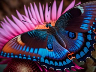 Пазл «Лазурная бабочка»