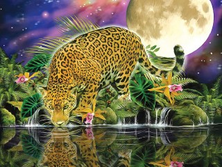 Jigsaw Puzzle «Leopard»