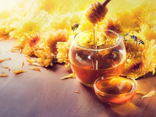 Пазл «Petals with honey»