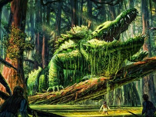 Puzzle «Forest crocodile»