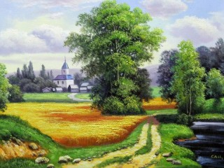 Zagadka «summer landscape»