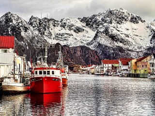 Quebra-cabeça «Lofoten Norway»