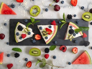 Jigsaw Puzzle «Fruit dessert»