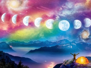 Jigsaw Puzzle «The lunar cycle»