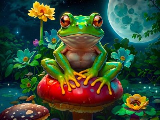 Quebra-cabeça «Frog»