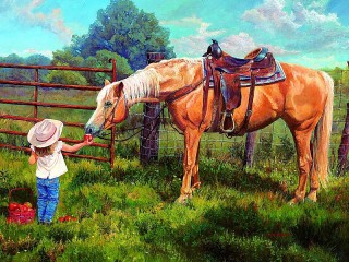 Пазл «Любимая лошадка»