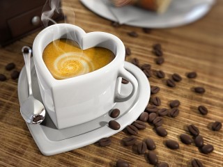 Puzzle «Love for coffee»