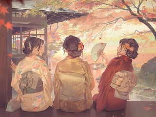 パズル «Admiring autumn»