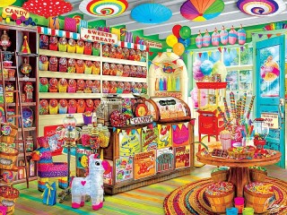 Rompecabezas «The candy store»