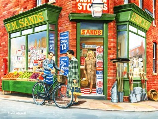 Jigsaw Puzzle «Shop on corner»