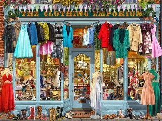 Jigsaw Puzzle «Clothing store»
