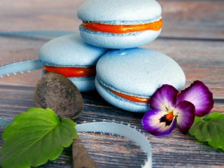 Jigsaw Puzzle «Macaron and flower»