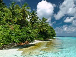Пазл «Мальдивы океан»