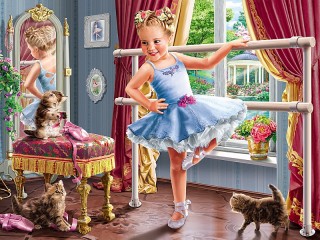 Пазл «Маленькая балерина»