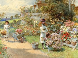 Rompecabezas «The little gardener»