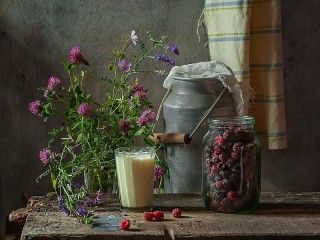 Rätsel «Raspberry with milk»