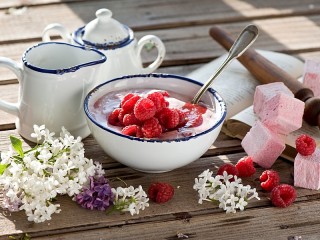 Пазл «Raspberry dessert»