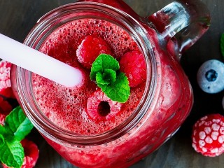 Quebra-cabeça «Raspberry smoothie»