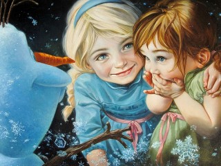 Rätsel «Little Elsa and Anna»