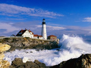 パズル «Lighthouse in USA»