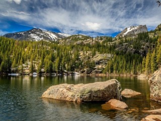 Rompecabezas «Bear Lake in Colorado»