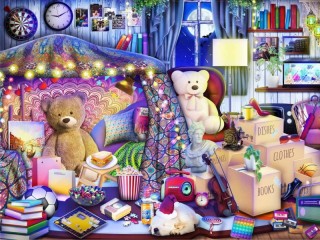 Puzzle «Bear apartment»