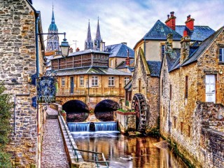 Jigsaw Puzzle «Mill in the old town»