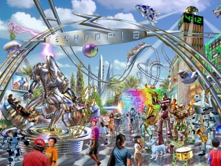Puzzle «Mezeus of the future»