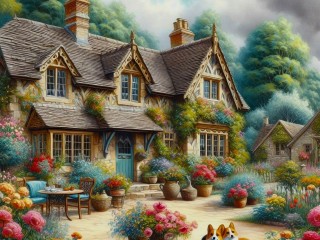 Puzzle «Sweet home»