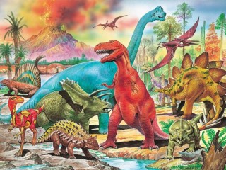 Rompicapo «dinosaur world»