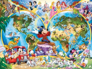 Jigsaw Puzzle «Disney world»
