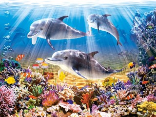 Puzzle «World under water»