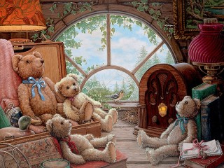 Rompecabezas «Teddy bears»