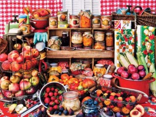 Jigsaw Puzzle «Lots of jam»