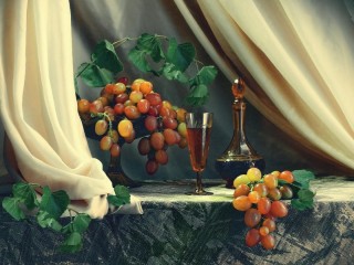 Jigsaw Puzzle «Young wine»