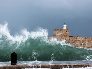 Пазл «Море крепость»
